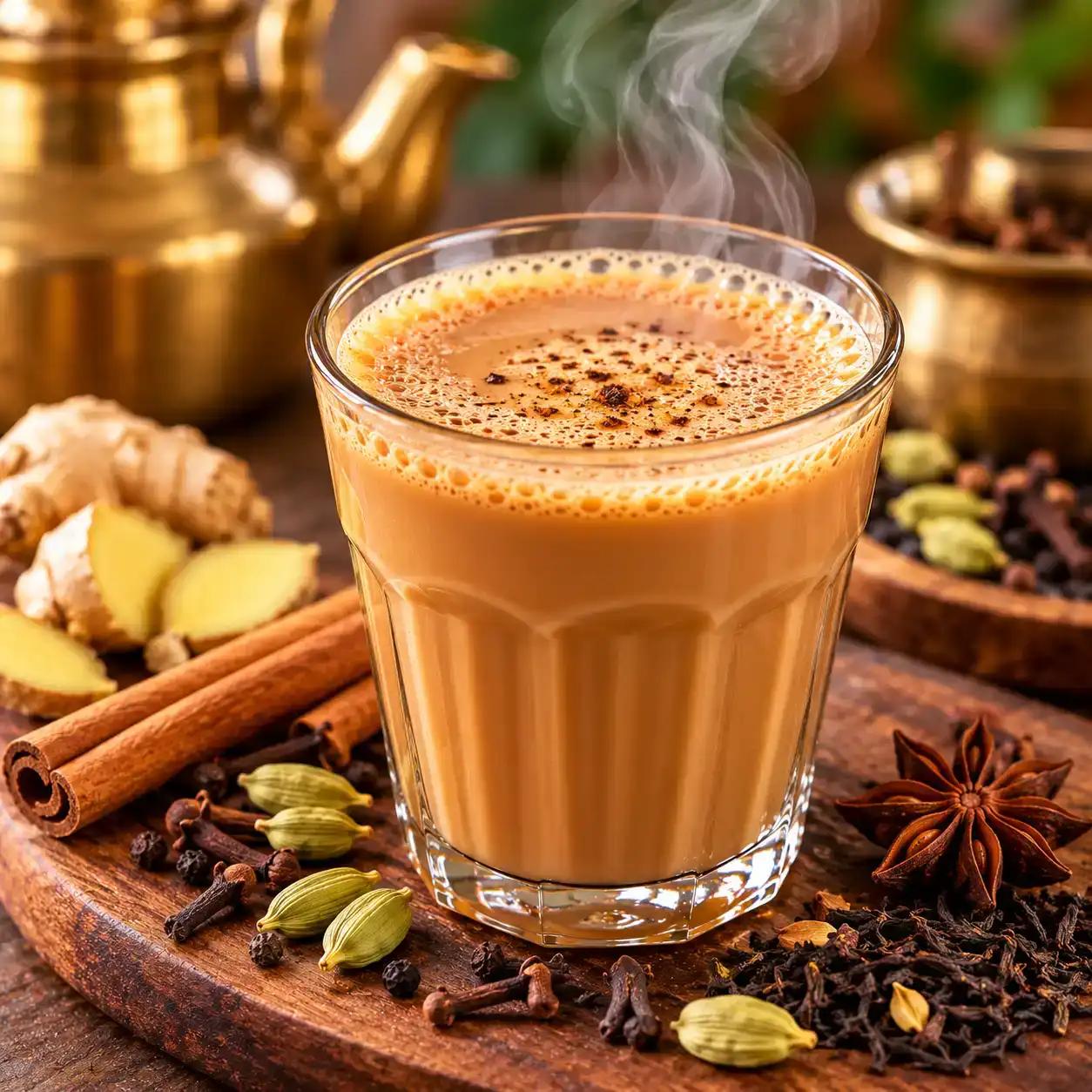 Masala Tea — Experience the comforting embrace of our Masala Tea, a fragrant blend at Apna Bazar - Eatery